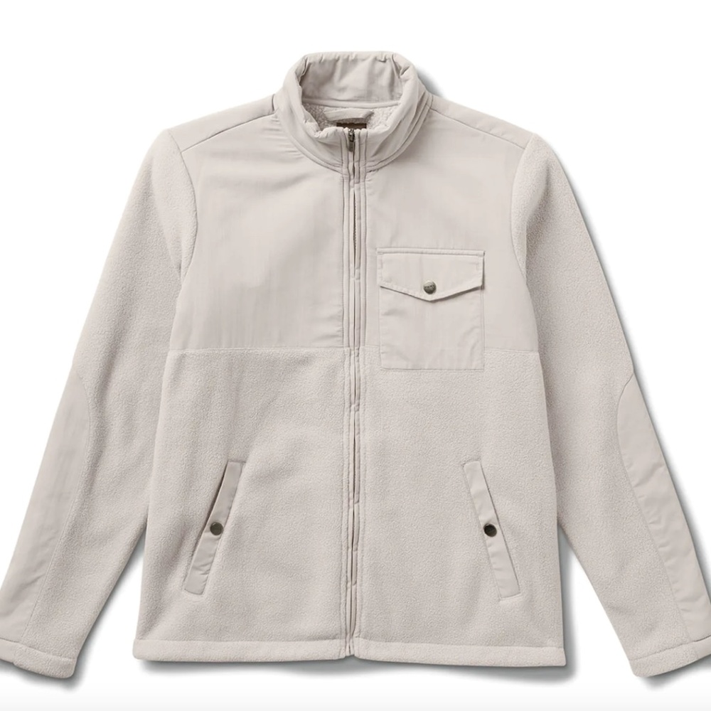 Vuori Morrow Sherpa Jacket - Size L Men's NWT Dark Salt